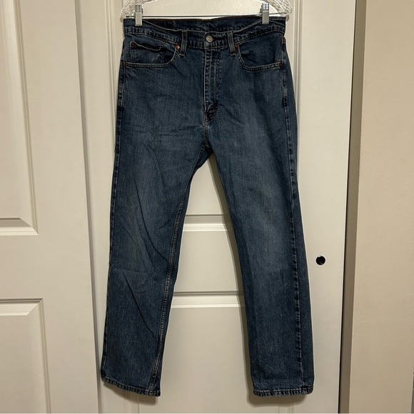 Levi’s Men’s 505 Regular Fit Straight Leg Jeans Size 34”x30” (2020) - Picture 2 of 12